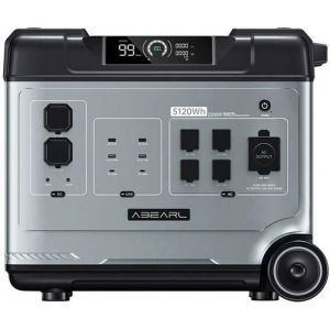 Centrale Électrique Portable - OUKITEL - ABEARL P5000 - Batterie LiFePO4 5120Wh - Sortie 2200W - 15 Sorties