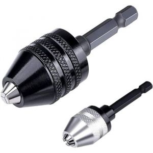 Adaptateur hexagonal pour perceuse (2 pi&egrave;ces) mandrin universel pour meuleuse &eacute;lectrique adaptateur pour cl&eacute; &agrave; chocs mandrin