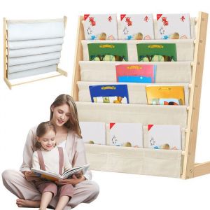 MIPAN Biblioth&egrave;que pour Enfants - Pour Livres Fournitures Scolaires pour Chambre dEnfant Garderie &Eacute;cole Maternelle