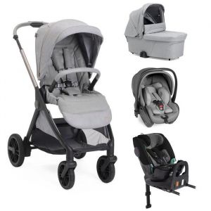 CHICCO - Poussette Trio Bellagio 2 + First Seat Recline + Nacelle Flexi + Fullseat 360 avec base Lunar Rock