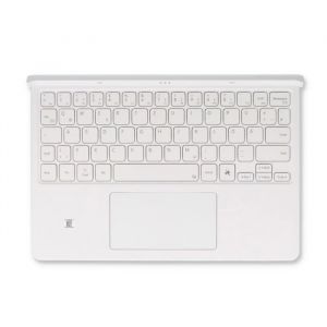 Étui Clavier Samsung EF-DX725 - Galaxy Tab S9 FE - Blanc - QWERTZ - POGO - S Pen