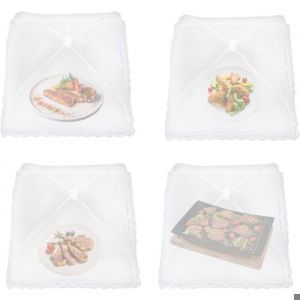 Cloche Alimentaire Pliable Couvercle Alimentaire en Maille Cloche Alimentaire Moustiquaire Cloche a Fruit Anti Moucherons Cl