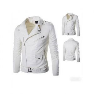Veste Hommes Longue Zipper Automne Hiver Cuir Casual Manches - FUNMOON