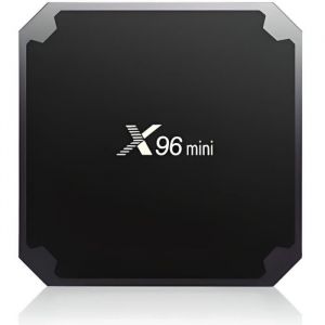X96mini Smart TV BOX 2Go + 16Go Android 7.1.2 Amlogic S905W Quad Core 1080P 4K H.265/H.264 HDTV HDR Multim&eacute;dia WiFi Noir-A1