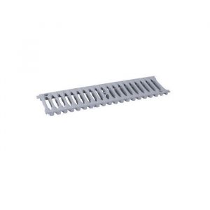 NICOLL Grille caniveau 05m PVC B125 largeur 130 gris