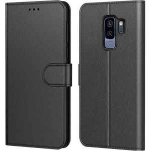 Etui Coque Pour Samsung Galaxy S9 Plus Protection Housse En Cuir Pu Portefeuille[Emplacements Cartes][Languette Magn&eacute;tique] P