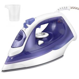Centrale vapeur réservoir deau de 350 ml jet de vapeur de 150 g vapeur continue de 40 g cordon de 195 m 2400 W bleu
