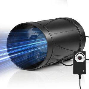 Extracteur Ventilateur dair 100 mm moteur DC 7 W 1450&ndash;4500 tr/min t&eacute;l&eacute;commande 130 CFM 24&ndash;46 dB Extracteur A&eacute;rateur de gaine