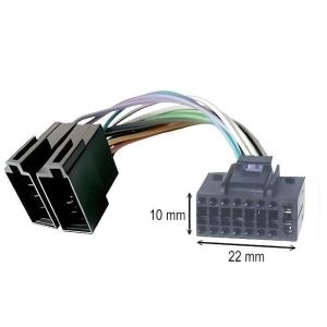 Cable adaptateur ISO autoradio JVC KD-R851 KD-R852 KD-R861 KD-R862BT KD-R871BT KD-RX30