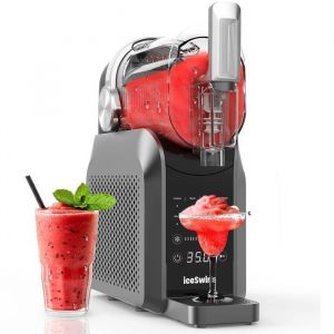 Slushie Machine Smoothies Machine à Granités et Boissons Glacées 2.5L Sans Glace ni Mixage 8 Programmes Préréglés Autonettoyage