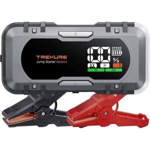 Booster Batterie Voiture 6000A27000Mah Démarreur Batterie VoiturePd 65W Charge Rapide Booster Batterie (Tous Essence/12L Diesel)