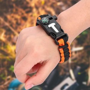 Camping en plein air Paracord Bracelets Pour homme Femme Parachute Corde Fermoir Survie Bracelet Homme HAN06