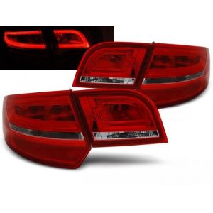 Paire de feux arri&egrave;re Audi A3 8P Sportback de 2004 a 2008 LED rouge blanc-27287028