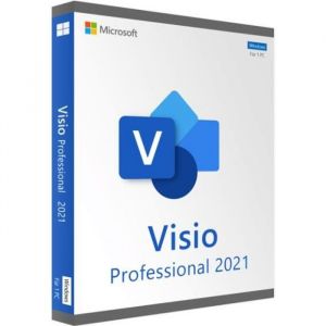 Microsoft Visio 2021 Professionnel - Cl&eacute; licence &agrave; t&eacute;l&eacute;charger