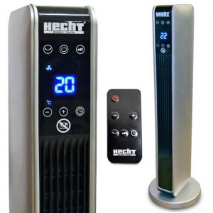 Radiateur Ventilateur électrique - HECHT - 3611 - 1200/2200W - Jusquà 49°C - Pour pièces 15m²