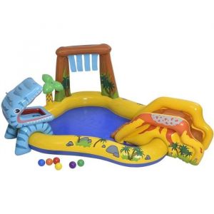 TOBOGGAN Centre De Jeux Aquatique Gonflable avec Toboggan Aire De Jeux Aquatique Toboggan Piscine Enfant Exterieur leau Gonflab347