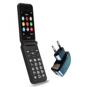 TTfone TT760 4G Mobile de base à gros boutons pour personnes âgées avec bouton dassistance durgence (Noir avec Chargeur)