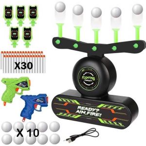 Cible Flottante &Eacute;lectrique - Jeu de Tir Nerf - 1 Cible - 2 Pistolets - 10 Balles Flottantes