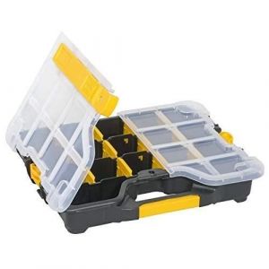 Malette Plastique - ALLIT - 457410 - L.29.5 x H.4.7 x P.23.7 cm - 12 Compartiments - Verrouillable
