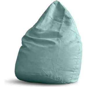 Lumaland Pouf de luxe XL ligne confort 120L Turquoise