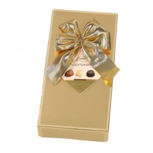 Boite Cadeau de Chocolats Belges Option - Bo&icirc;te Dor&eacute;e