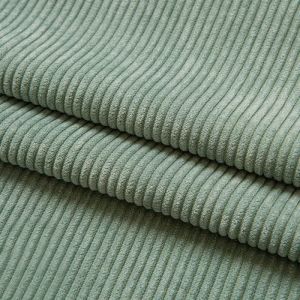TissusTissu côtelé étroit tricoté en velours vert Olive demi mètre jaune rose blanc beige noir rouge - Type 3-150cmX50cm