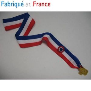 Echarpe de Maire pour d&eacute;guisement Noces dor ou autres