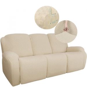 Canapé Relax Sofa Housse 3 Place Fauteuil Relax Housse De Canapé Les Chats Et Les Chiens Enfant Protège Canapé Housse-beige