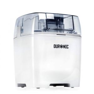 Sorbetière électrique à glace/sorbet/yaourt glacé/crème glacée - Duronic IM540 - Capacité 15 litre - Blanc