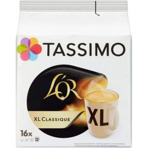 Tassimo Café Dosettes - 80 boissons LOr Extra Long Classique (lot de 5 x 16 boissons)