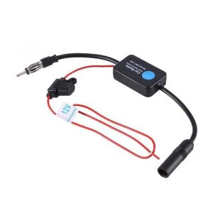 Amplificateur de Signal d’antenne Radio 12 V pour Autoradio de Voiture Amplificateur de Réception dAntenne de Signal de Radio de