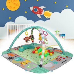 Tapis déveil pour bébé - Baby Enclosure Ocean Green - Tissu - Vert - 69*59*9.5cm