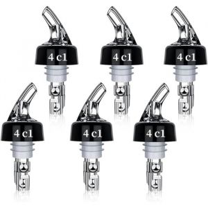 Becs &agrave; Liqueur6pcs 4cl Bec verseur alcool Auto-Pour Bec verseur alcool Auto-Pour doseur &agrave; Alcool pour Vin lalcoolCocktails