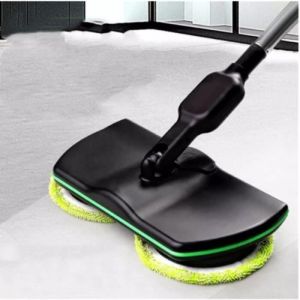 SerpillèreSerpillière électrique sans fil Rechargeable pour le nettoyage des sols balai à vapeur rotatif sans fil - Type green
