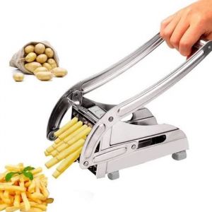 Coupe-frites professionnel en acier inoxydable - HSTURYZ - Coupe-Frites - Couleur inox - Acier inoxydable 201