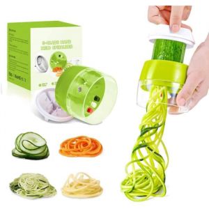 Coupe Légumes Spirale 4 en 1 Spaghetti de Légumes Spiralizer LegumeCoupeur de légumes Coupe Végétale Eplucheur.
