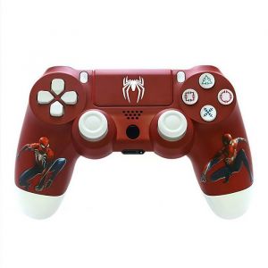 Manette de Jeu Bluetooth sans Fil pour PS4 Doubleshock 4.0 V2 - V-REEL - SpiderMan
