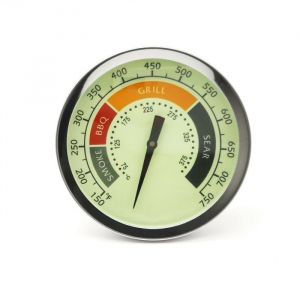 Thermom&egrave;tre lumineux pr&eacute;cis pour fumoirs Oklahoma Joes 3695528R06 et autres fumoirs