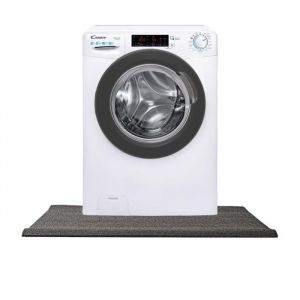 PACK CANDY Lave-linge Frontal 10kg 1400Trs/min SMART TOUCH + NEDIS Tapis Anti-Vibration en Caoutchou