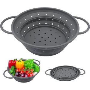 Passoire Pliable Silicone Sans BpaPassoire Cuisine PliablePassoire Retractable Pliable Avec PoignéeLavable Au Lave-VaisselleÉgo