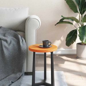 Petite prix Dessus de table - Plateau/Meuble - rond cire marron Ø30x25 cm bois de pin massif @253888