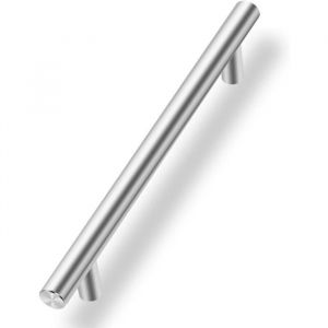 Lot de 10 Poignee de Meuble CuisinePoignet de Porte Cuisine en Acier Inoxydable Poign&eacute;e Tiroir Entraxe 160mm Poignee Porte Cuisine