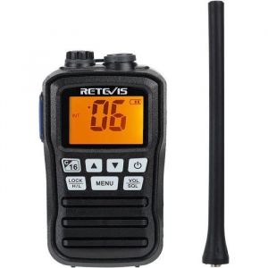 Retevis RM01 Marine Radio IP67 &Eacute;tanche Talkie Walkie Marine VHF Vibration Flottant 88 CanauxPortablepour Kayaky Bateau de P&ecirc;che