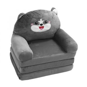 SURENHAP Canap&eacute; pliable pour enfants Canap&eacute; de d&eacute;tente l&eacute;ger 2 en 1 pour enfants canap&eacute;-lit extensible meuble canape 3 couches