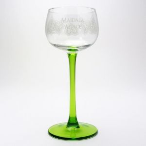 6 Verres &agrave; Vin dAlsace motif MA&Iuml;DAL&Auml; coeurs