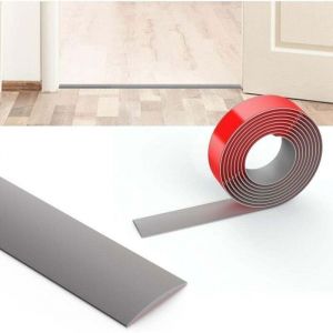Barre de Seuil Autoadh&eacute;sive2M x 4CM Plinthe Souple Autoadh&eacute;sive Lino Sol RouleauBarres de Transition de SeuilBande d&eacute;corative en