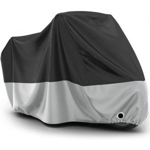 Moto Sp&eacute;cial Housse Exterieur Protection Pour Piaggio Mp3 500 Hpe Hiver &Eacute;t&eacute; Imperm&eacute;able B&acirc;che Anti Vent Uv Avec Trous De Verrouil