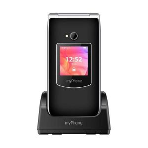 Téléphone portable MYPHONE RUMBA 2 - Noir - Clapet - Écran TFT 24 pouces - Appareil photo - Bluetooth - microSD