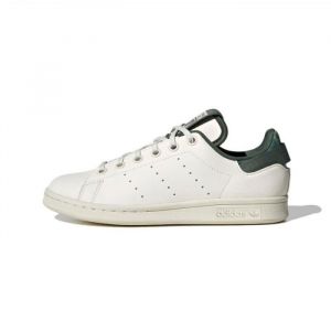 Basket adidas Originals STAN SMITH Junior - Blanc Vert - Tige synth&eacute;tique - Lacets