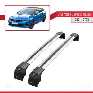 Barres de Toit - Opel - Astra L Sports Tourer - Aluminium - Gris - 2 Barres 2021-2024